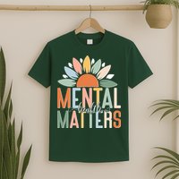 Mental Health Matters Flower T-Shirt