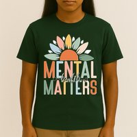Mental Health Matters Flower T-Shirt