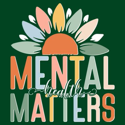 Mental Health Matters Flower T-Shirt