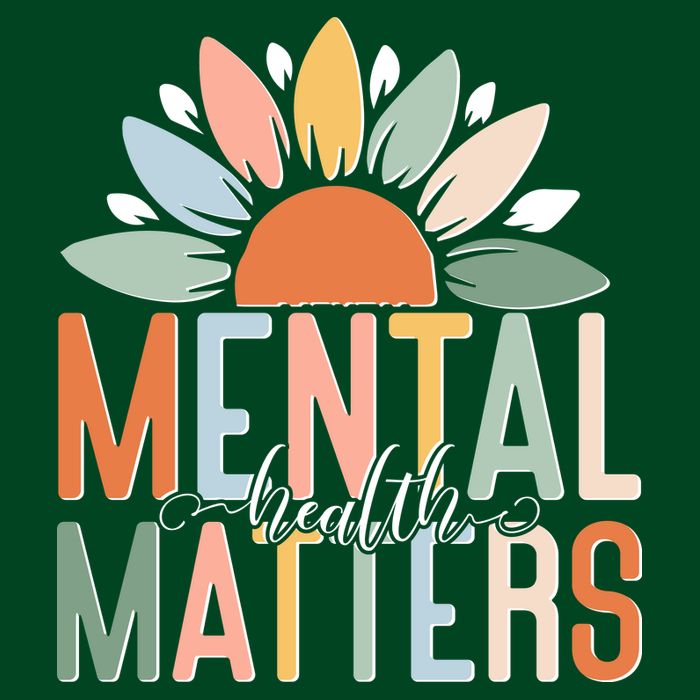 Mental Health Matters Flower T-Shirt