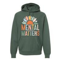 Mental Health Matters Flower Premium Hoodie