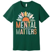 Mental Health Matters Flower Premium T-Shirt