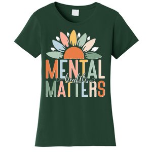 Mental Health Matters Flower Women's T-Shirt