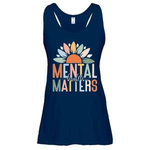 Mental Health Matters Flower Ladies Essential Flowy Tank