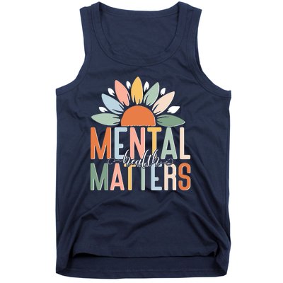 Mental Health Matters Flower Tank Top