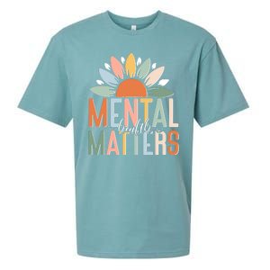 Mental Health Matters Flower Sueded Cloud Jersey T-Shirt