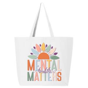 Mental Health Matters Flower 25L Jumbo Tote