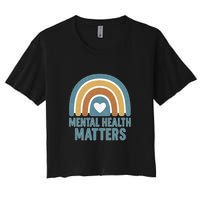 Mental Health Matters Women's Crop Top Tee
