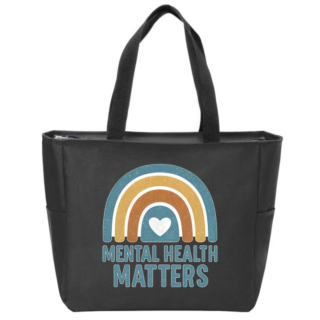 Mental Health Matters Zip Tote Bag