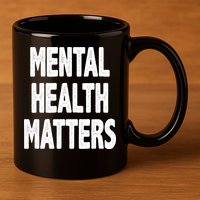 Mental Health Matters Awareness 11oz C Handle Ceramic Mug