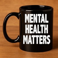 Mental Health Matters Awareness 11oz C Handle Ceramic Mug