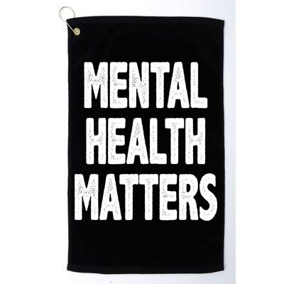 Mental Health Matters Awareness Golf Towel
