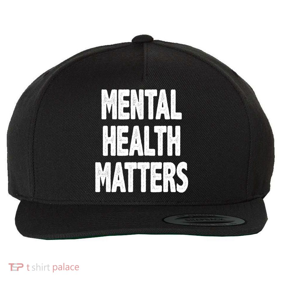 Mental Health Matters Awareness Wool Snapback Cap