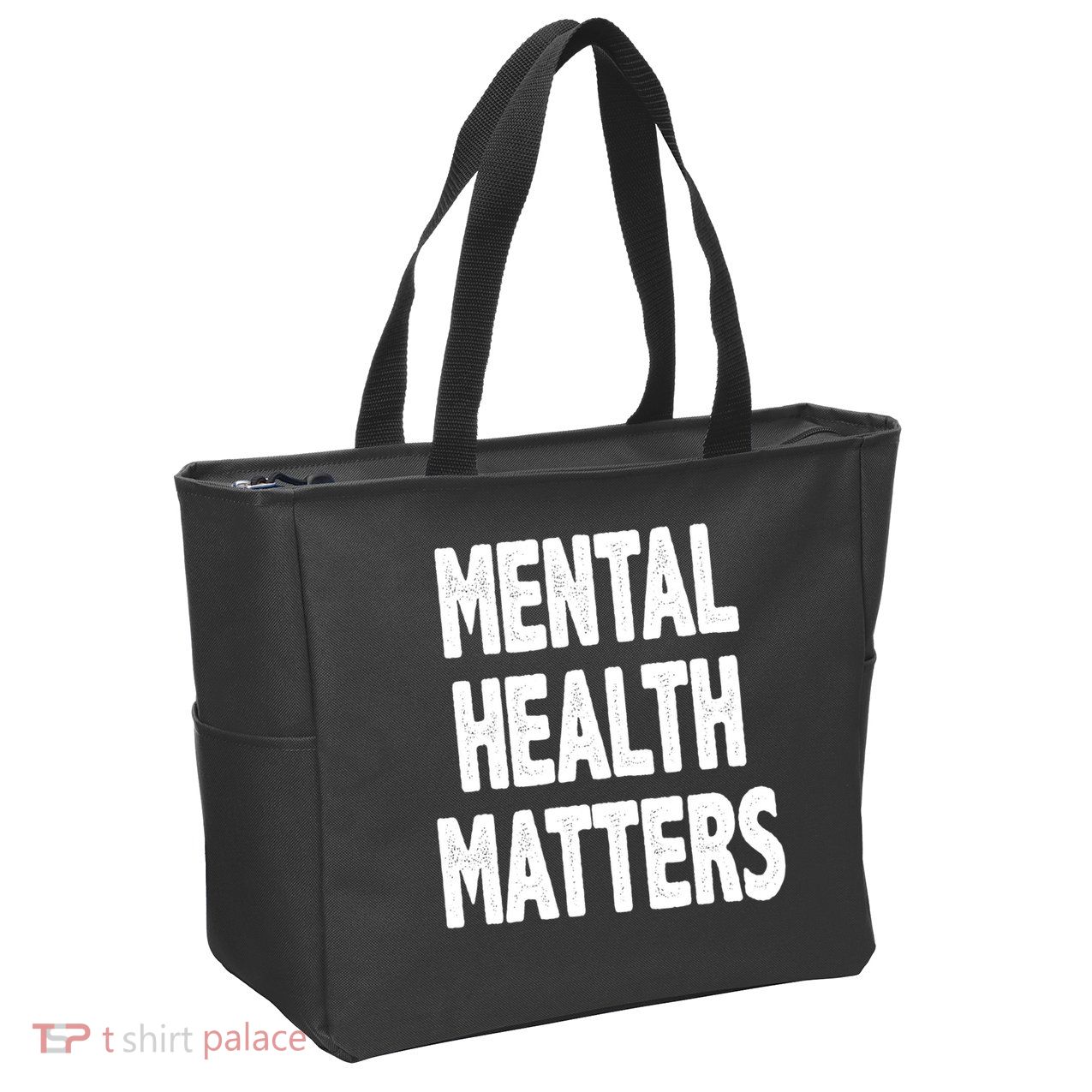 Mental Health Matters Awareness Zip Tote Bag