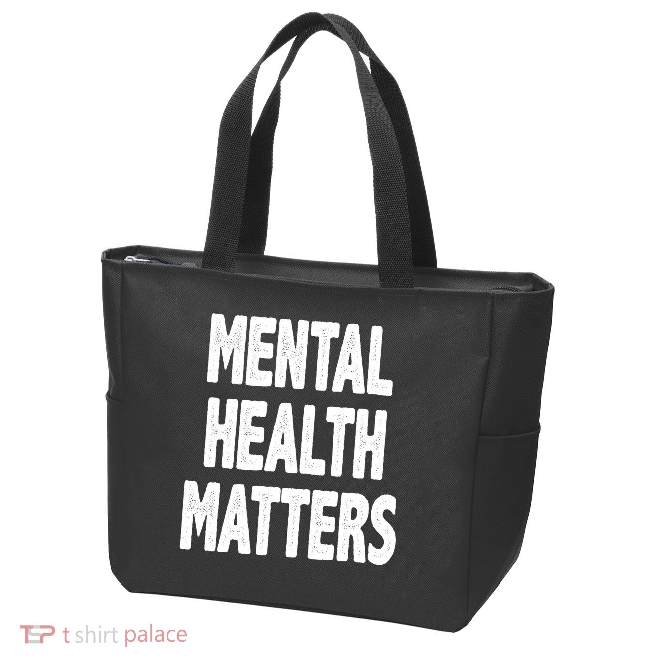 Mental Health Matters Awareness Zip Tote Bag