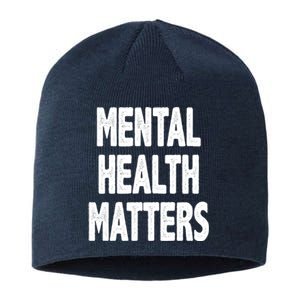 Mental Health Matters Awareness Sustainable Beanie