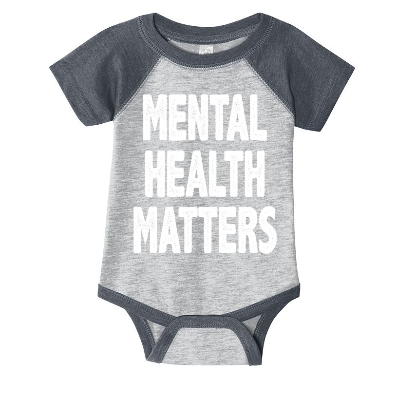 Mental Health Matters Awareness Infant Baby Jersey Bodysuit