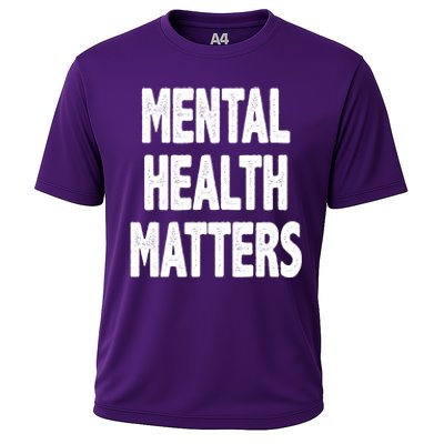 Mental Health Matters Awareness Cooling Performance Crew T-Shirt