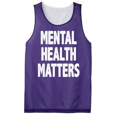 Mental Health Matters Awareness Mesh Reversible Basketball Jersey Tank