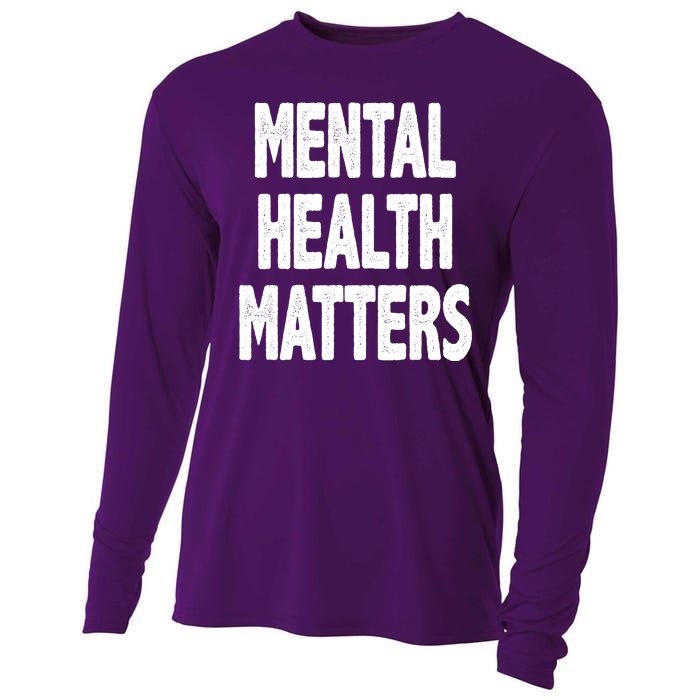 Mental Health Matters Awareness Cooling Performance Long Sleeve Crew