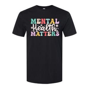 Mental Health Matters End The Stigma Softstyle CVC T-Shirt