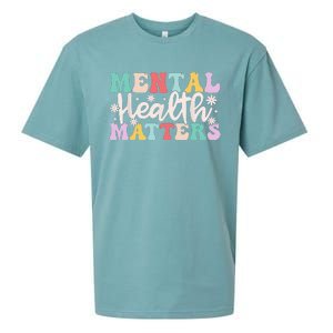 Mental Health Matters End The Stigma Sueded Cloud Jersey T-Shirt