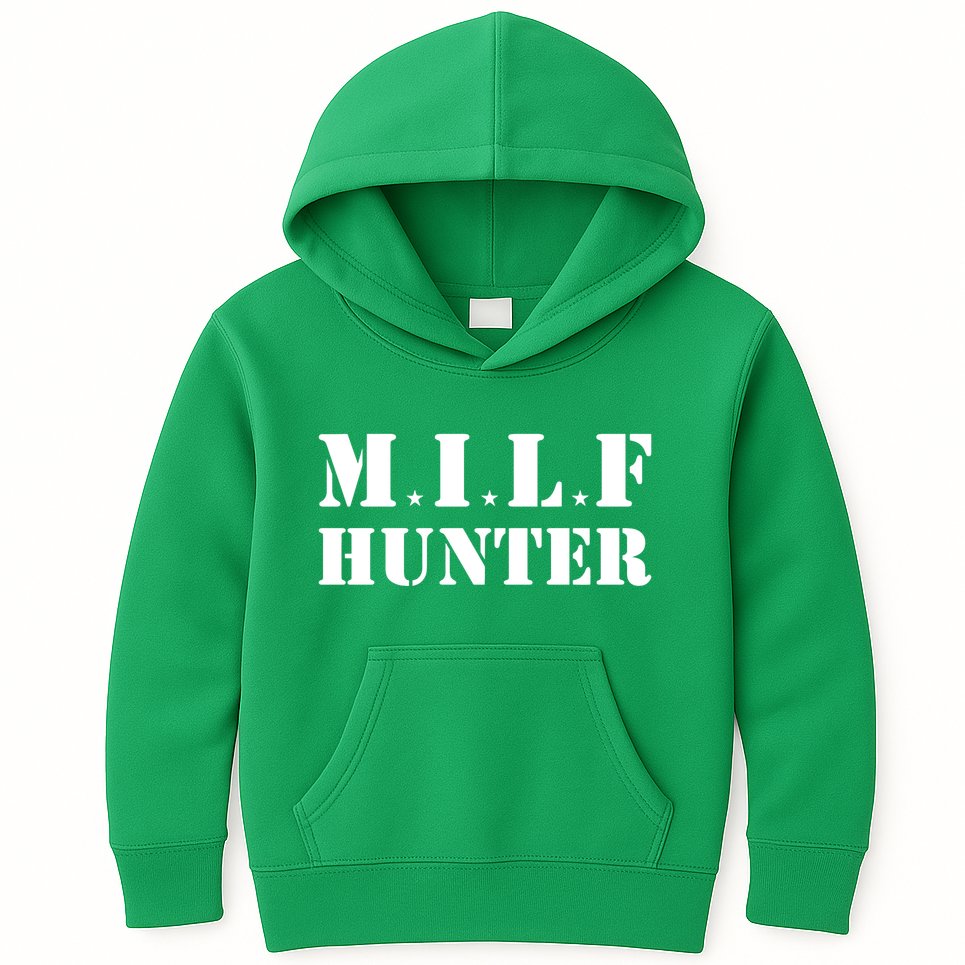 Milf Hunter Kids Hoodie
