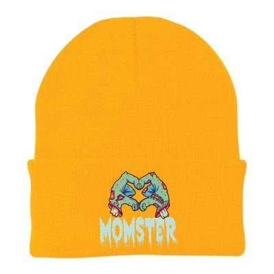 Momster Halloween Momster Family Matching Costume Funny Gift Knit Cap Winter Beanie