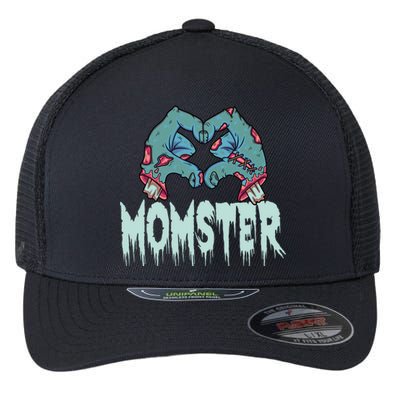 Momster Halloween Momster Family Matching Costume Funny Gift Flexfit Unipanel Trucker Cap