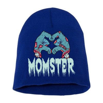 Momster Halloween Momster Family Matching Costume Funny Gift Short Acrylic Beanie