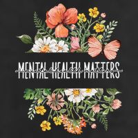 Mental Health Matters Be Kind Mental Awareness Kindness Gift 7 Panel Mesh Trucker Snapback Hat