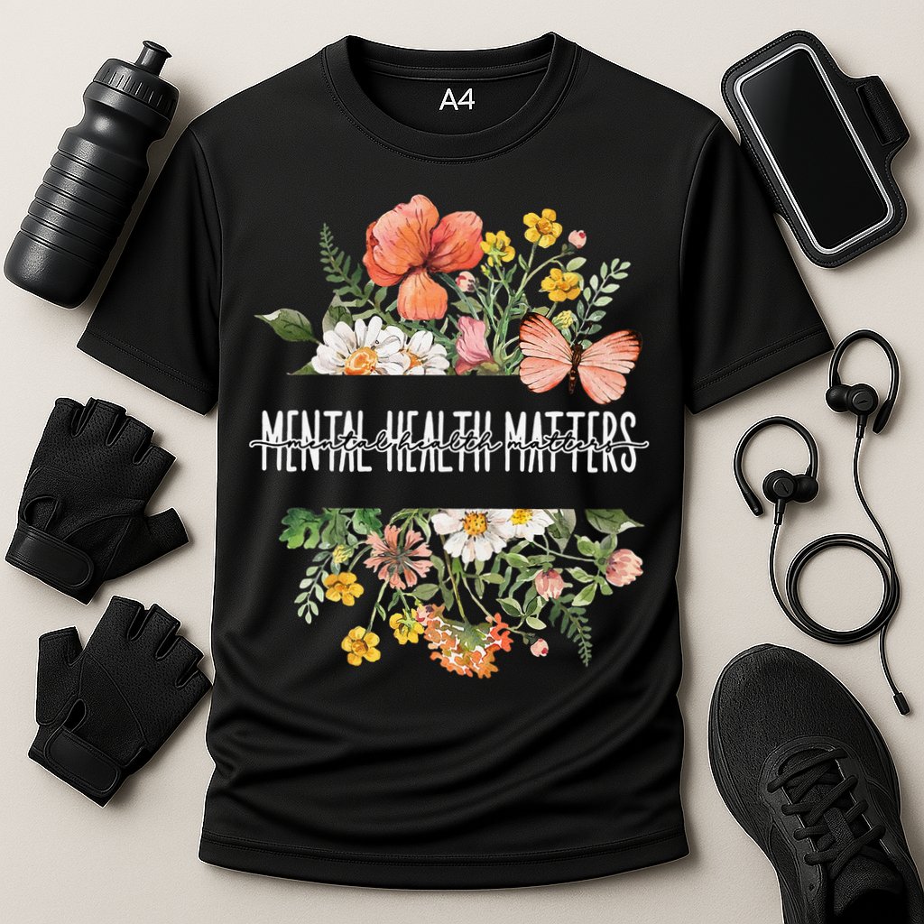 Mental Health Matters Be Kind Mental Awareness Kindness Gift Cooling Performance Crew T-Shirt