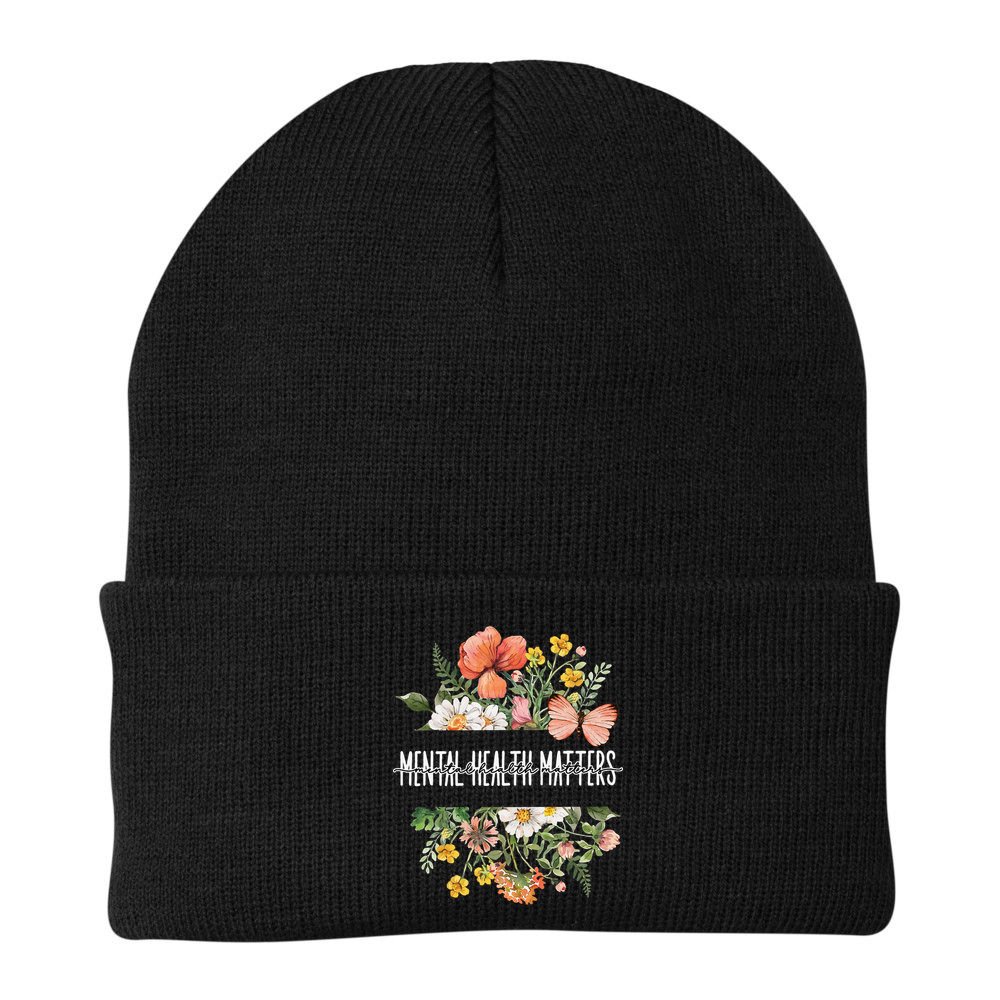 Mental Health Matters Be Kind Mental Awareness Kindness Gift Beanie