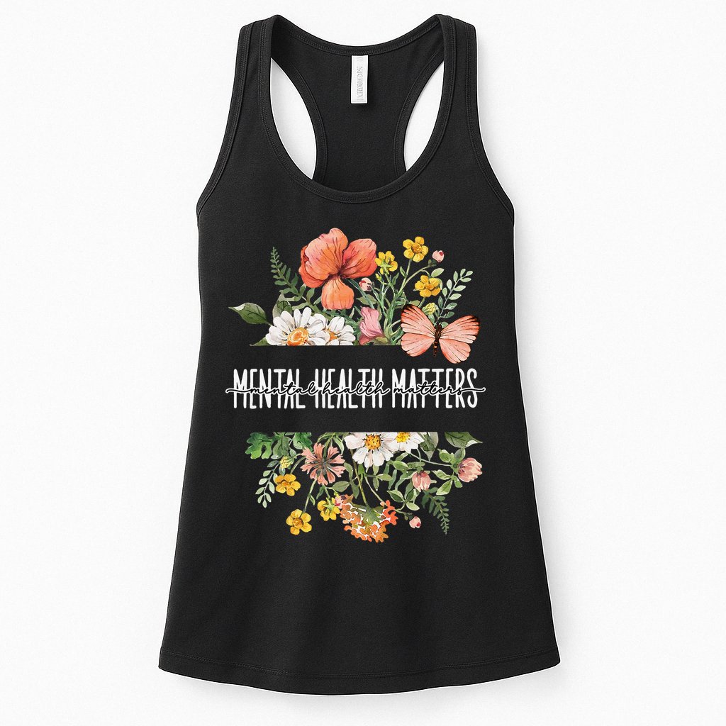 Mental Health Matters Be Kind Mental Awareness Kindness Gift Womens Tank Top