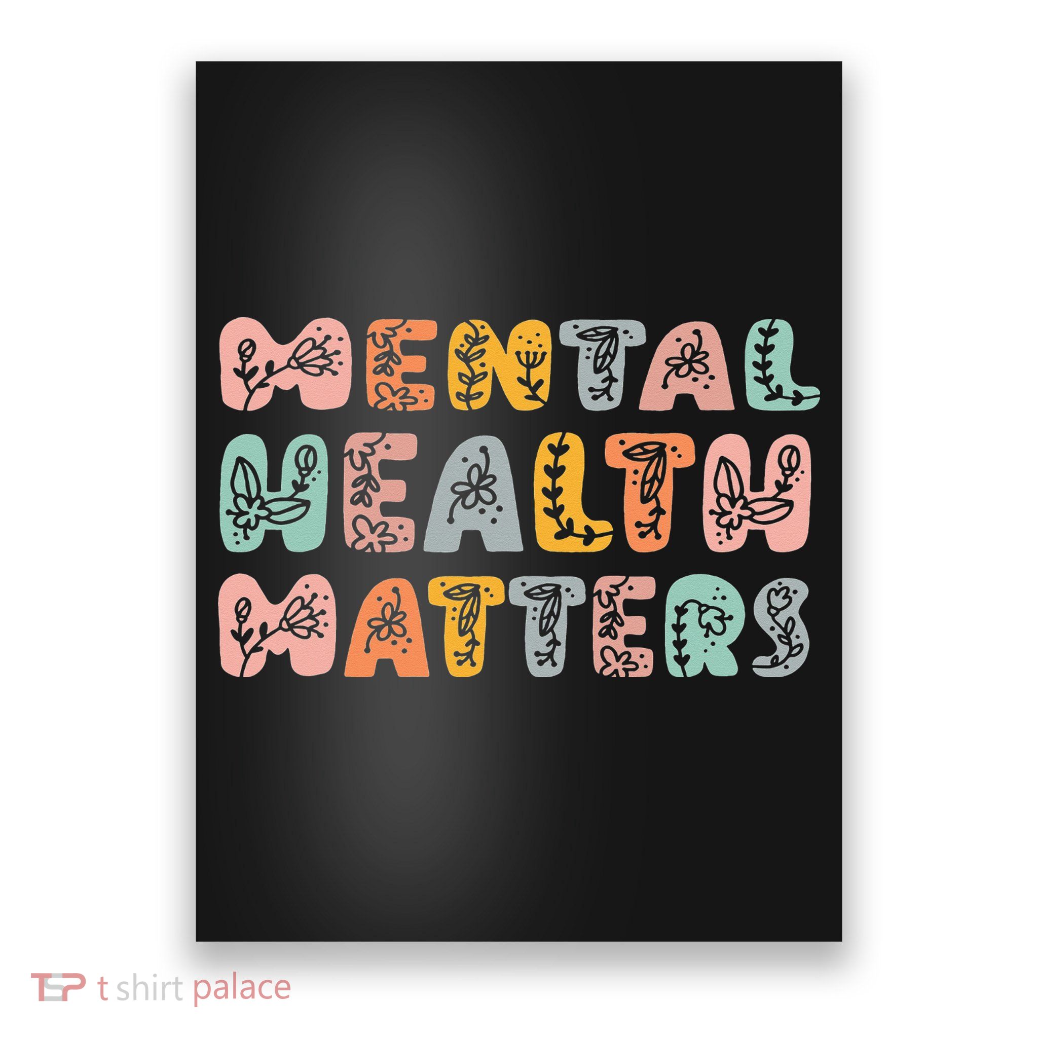 Mental Health Matters Groovy Psychologist Squad Therapy Poster