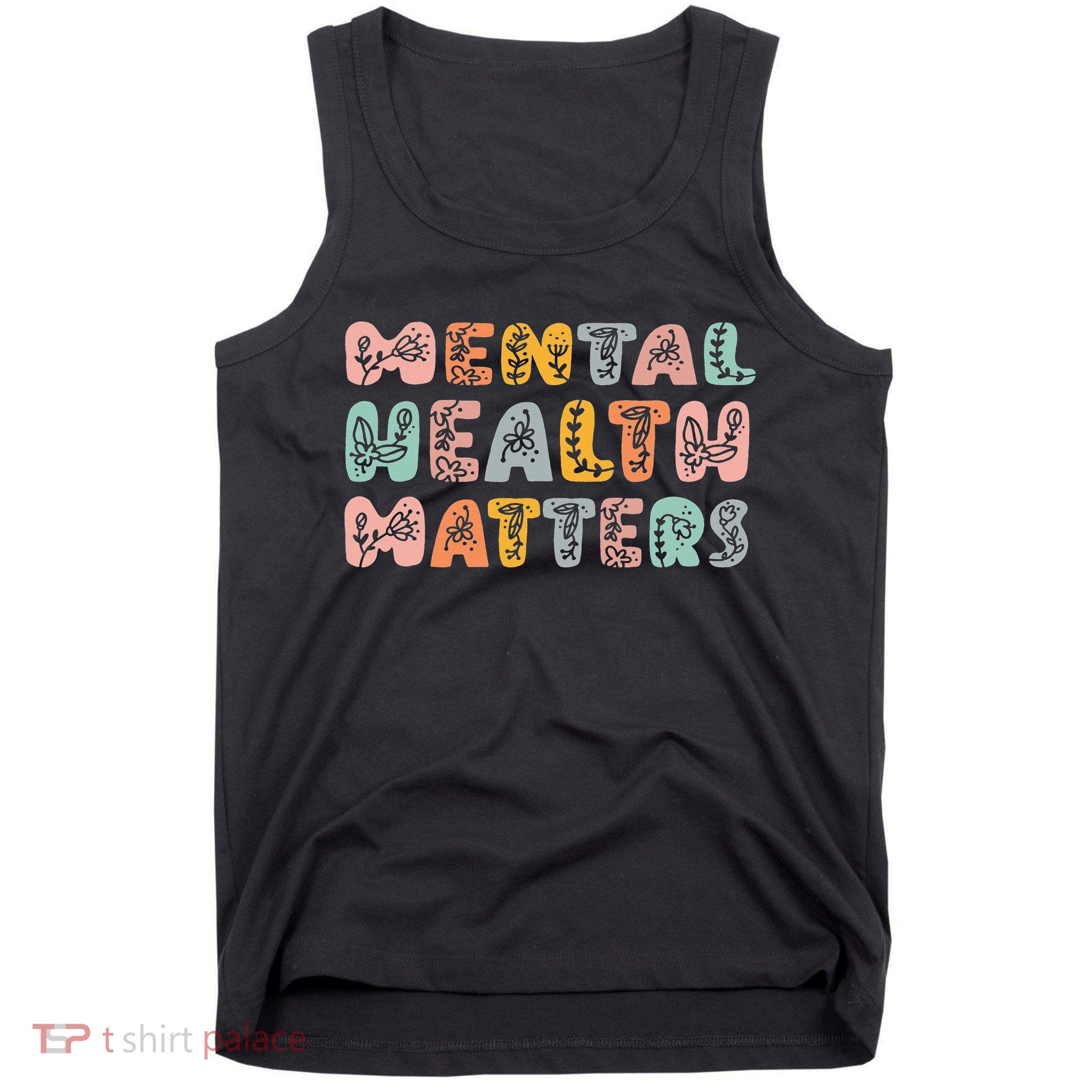 Mental Health Matters Groovy Psychologist Squad Therapy Tank Top