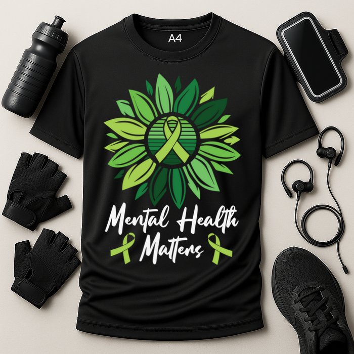 Mental Health Matters Mental Health Awareness Cooling Performance Crew T-Shirt
