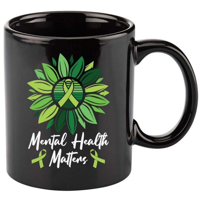 Mental Health Matters Mental Health Awareness 11oz C Handle Ceramic Mug