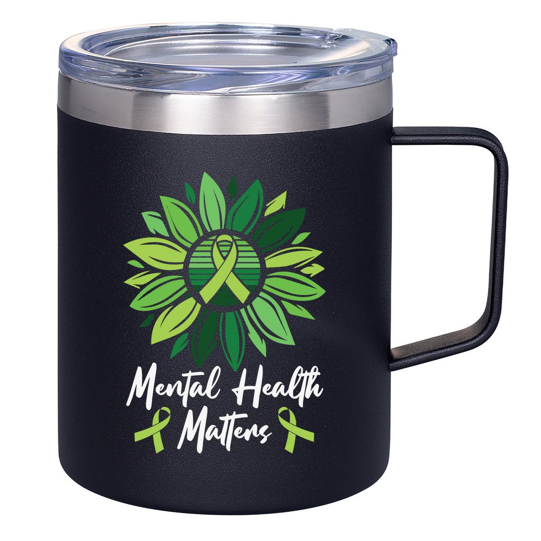Mental Health Matters Mental Health Awareness 12oz Stainless Steel Coffee Mug