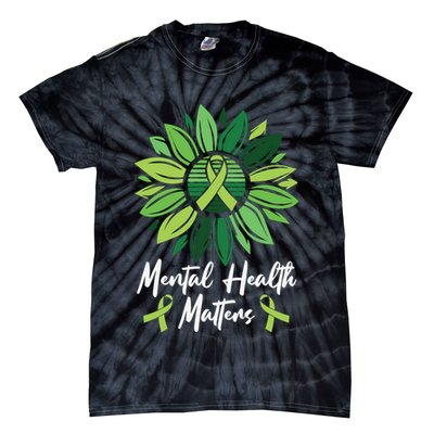Mental Health Matters Mental Health Awareness Tie-Dye T-Shirt