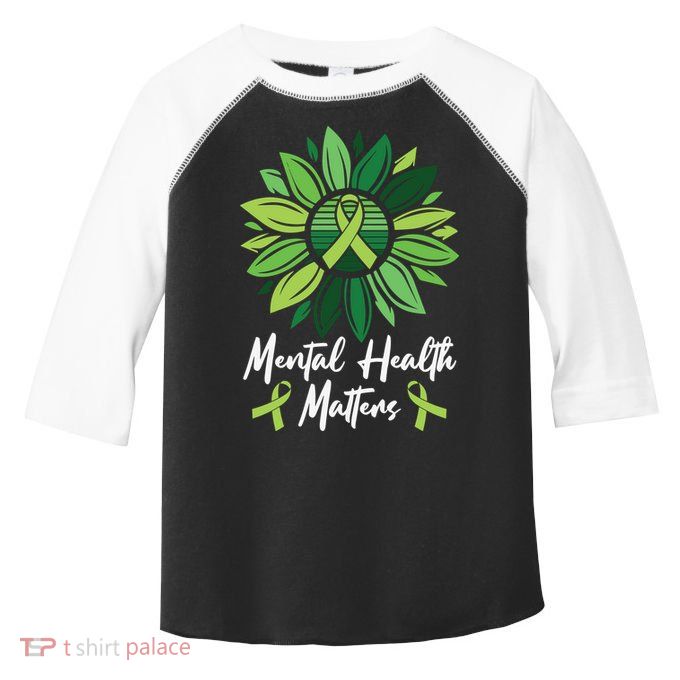 Mental Health Matters Mental Health Awareness Toddler Fine Jersey T-Shirt
