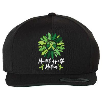 Mental Health Matters Mental Health Awareness Wool Snapback Cap