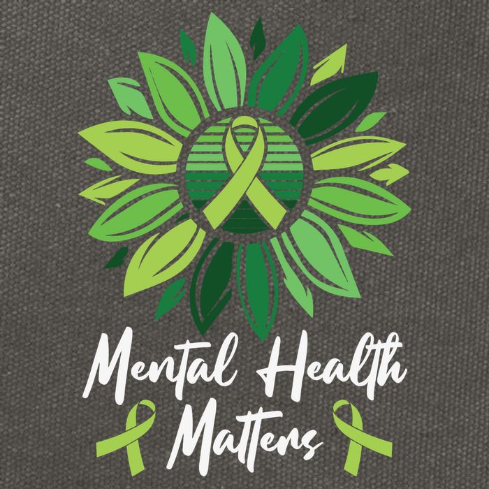 Mental Health Matters Mental Health Awareness Cotton Canvas Backpack
