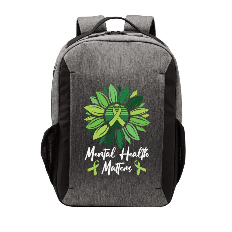 Mental Health Matters Mental Health Awareness Vector Backpack