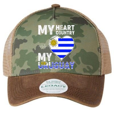 My Heart My Uruguay Legacy Tie Dye Trucker Hat