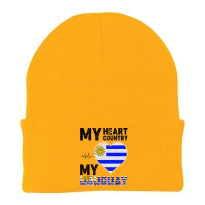 My Heart My Uruguay Knit Cap Winter Beanie