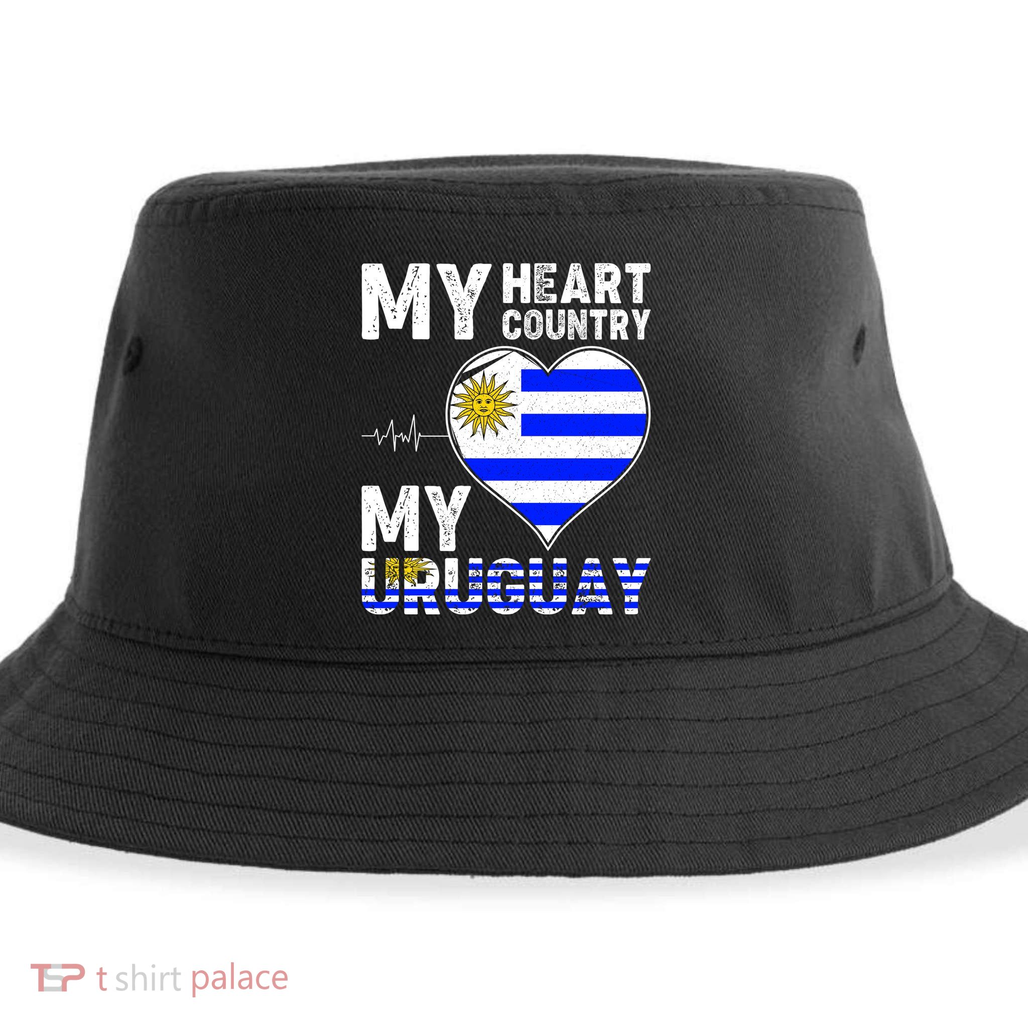 My Heart My Uruguay Sustainable Bucket Hat