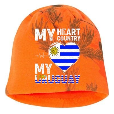 My Heart My Uruguay Kati - Camo Knit Beanie