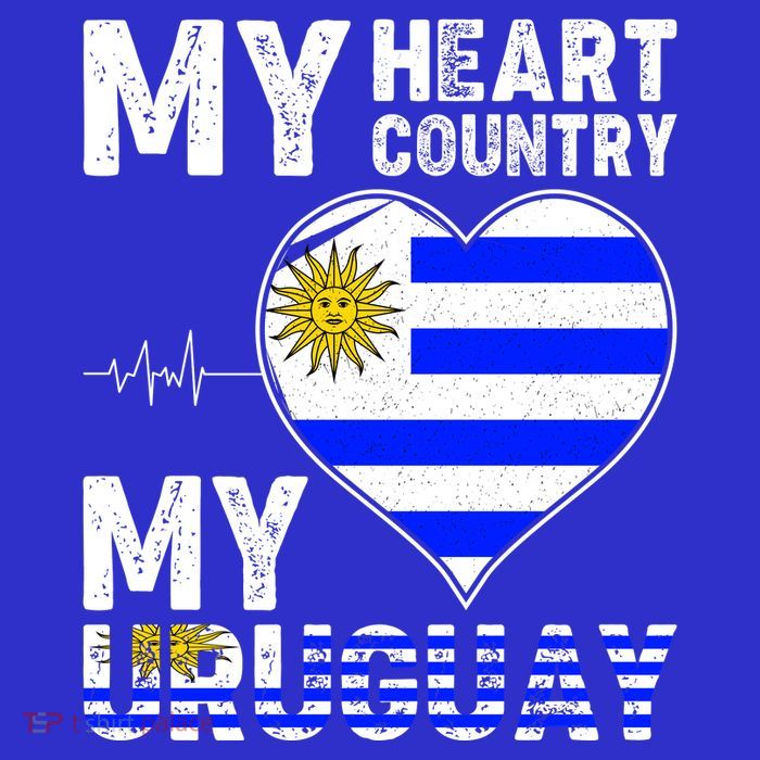 My Heart My Uruguay Button
