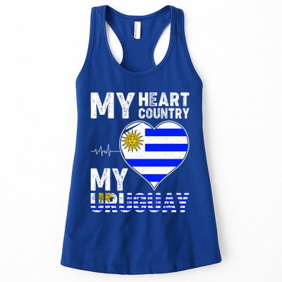 My Heart My Uruguay Womens Tank Top